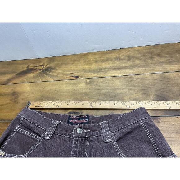 Vintage Davoucci Brown Hip Hop Jnco Style Men’s Jeans Size 34x32 - Picture 9 of 11